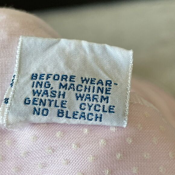 Baby Bliss Pink Dress Swiss Dot Ruffle Apron Tie Bloomers Set Sz XL 60’s Girl - Picture 4 of 9